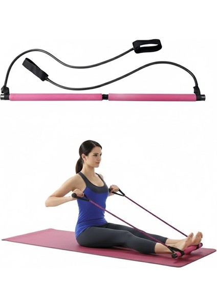 Pilates Core Set – Jimnastik Çubuğu 20 cm Pilates Topu ve Plates Direnç Bandı indirimleri