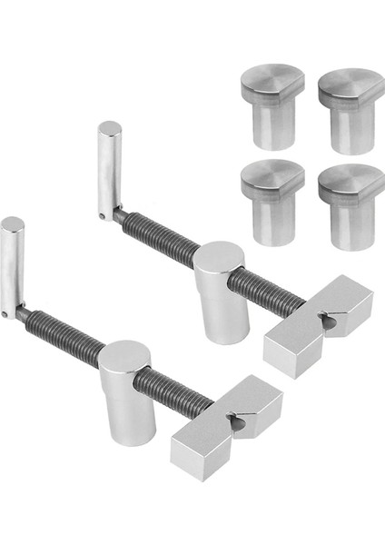 Ahşap Masaüstü Klip Hızlı Klip Sabit Klip Hızlı Fikstür Kelepçe Aracı 20 mm Delik Ahşap Işleme Tezgahı Köpek Araçları Silver (Yurt Dışından)