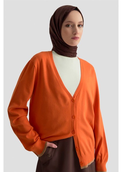 Hırka 24KD2402 Oranj