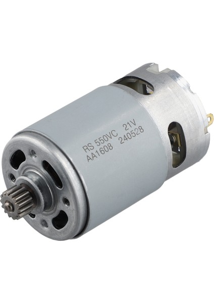 21V RS550 Dc Motor 14TEETH 9 5mm Mini Zincir Testere Elektrik Motor Motoru Matkap Şarj Edilebilir Güç Alet Aksesuarları (Yurt Dışından)
