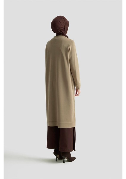 Trend Düğmeli Triko Kap 25KTD4122 Bej indirimleri