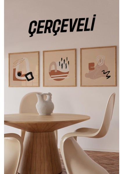 🏷️ 🍮 Kahve & Tatlı Temalı 3’lü Tablo Seti | Modern Stil | Uv Baskı – Mdf – Ahşap Çerçeve KR4047 23 x 23 fiyatları