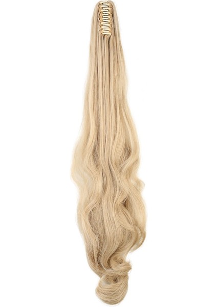 Tokalı Dalgalı At Kuyruğu - Kumral Beyaz Platin Röfleli fırsatları