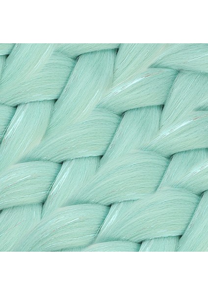 Simli Su Yeşili Örgülük Saç 100 Gr. fiyatları