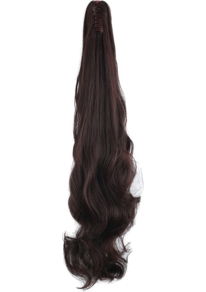 Tokalı Dalgalı At Kuyruğu - Koyu Kahve fırsatları