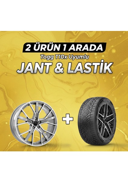 Togg T10X Uyumlu 235/50R19 Kış Lastiği 4 Adet YILI:2025+DY839 Tgd 19" Jant 4 Adet