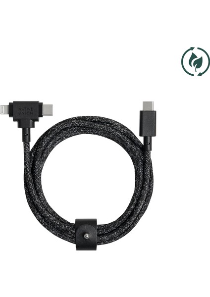 Belt Cable Duo C To C/l Cosmos 1.5m Şarj Kablosu