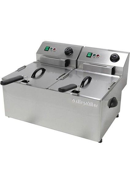 EF8D Fritöz, 8+8 L, Elektrikli Monofaze