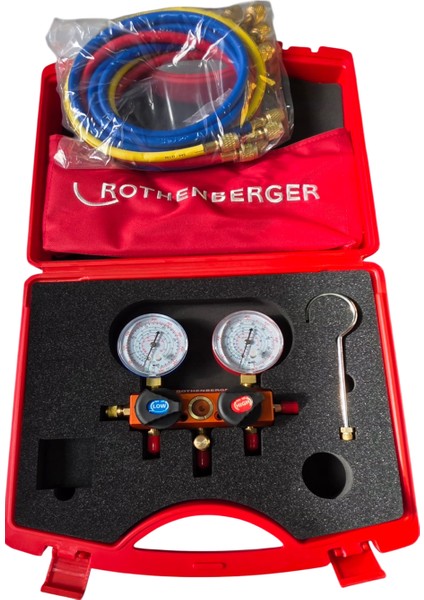 5 Hortumlu Çantalı Manifold Seti R22/R410A/R404A NO:1000050067