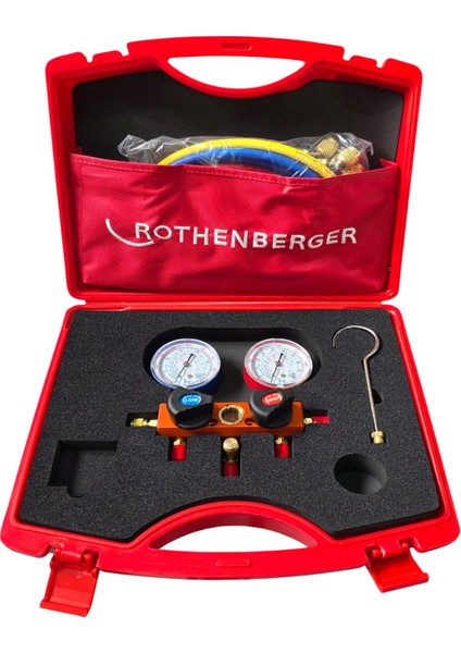 5 Hortumlu Çantalı Manifold Seti R22/R410A/R404A NO:1000050067