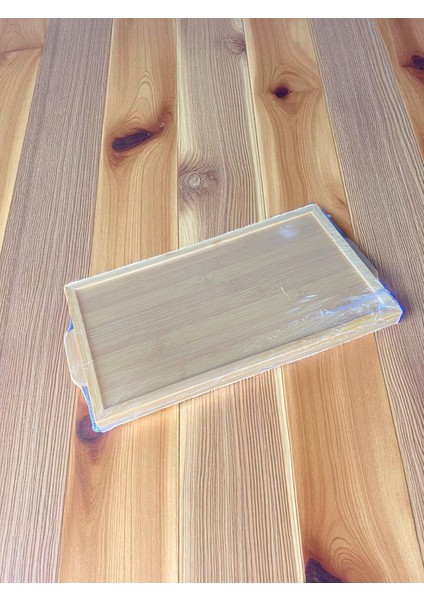 Doğal Bambu Servis Tepsisi – Dikdörtgen Ahşap Sunum ve Kahvaltı Tepsisi | Dayanıklı & Şık Mutfak Aksesuarı