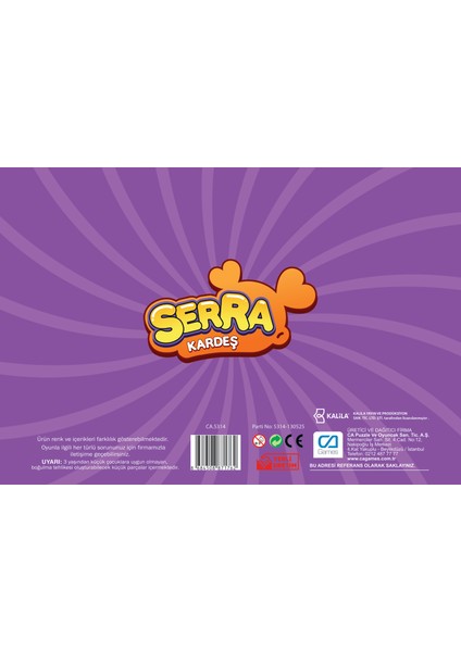 Serra Kardeş Lisanslı 35 Parça Çerçeveli 34X24CM Çocuk Puzzle Yapboz Yeni Serisi fiyatları