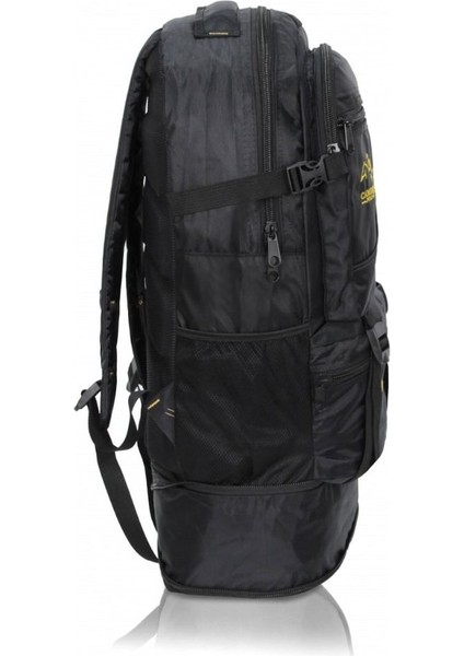 Extreme 55+5 Litre Su Geçirmez Kamp ve Seyahat Sırt Çantası – Çok Gözlü, Dayanıklı Outdoor Dağcı Çantası (Siyah) fiyatları