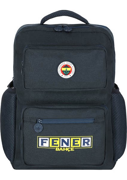 Çift Ön Cep Detaylı Lacivert Sırt Çantası