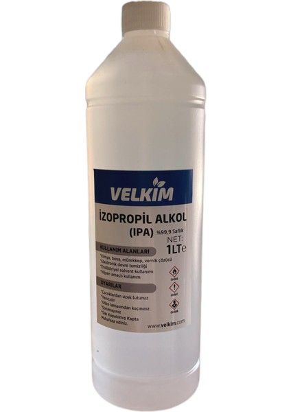 alkol (ıpa) saflık %99,9 1 lt