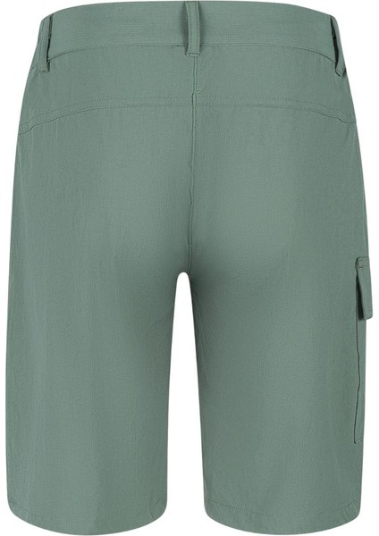 Paisley Bayan Kargo Şort Yeşil