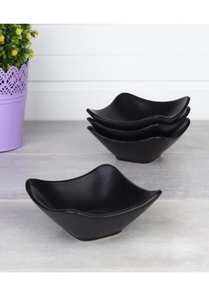 Mat Siyah 6'lı Lale Çerezlik