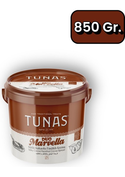 Marvella Duo 850 gr Kakaolu Fındık Kreması