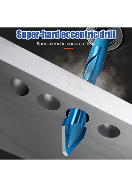 20PCS Yüksek Sertlik Eksantrik Matkap Hassas Sondaj 6mm Cam Karo Seramik Yumruklama Kaya Levha Üçgen Matkap Ucu (Yurt Dışından) fırsatları