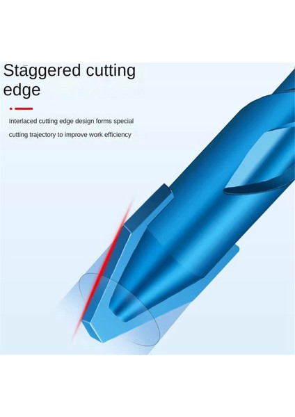 10PCS Crooked Head Eksantrik Matkap Cam Betona Odaklanmış 10 Parçalı Çok Amaçlı Matkap Seti Seramik Tuğla (Yurt Dışından) fırsatları