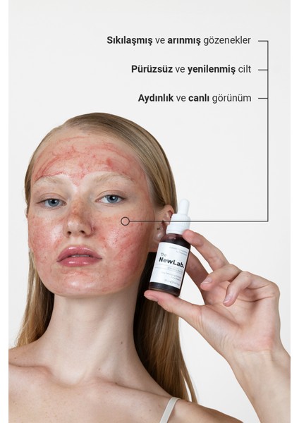 Canlandırıcı Eşitleyici Kırmızı Peeling Serum 30 ml (AHA 10% BHA 2%)