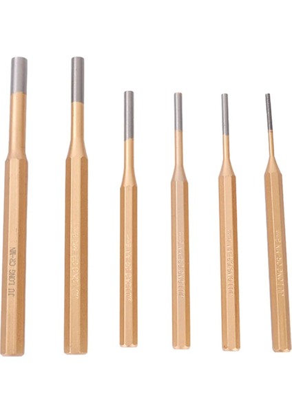 6pcs 3-8mm Silindirik Punch Kesme Alaşım Çelik Çelik Yuvarlak Head Center Punch Kesme Perküsyon Yumruk Iğne El Aletleri (Yurt Dışından) fırsatları