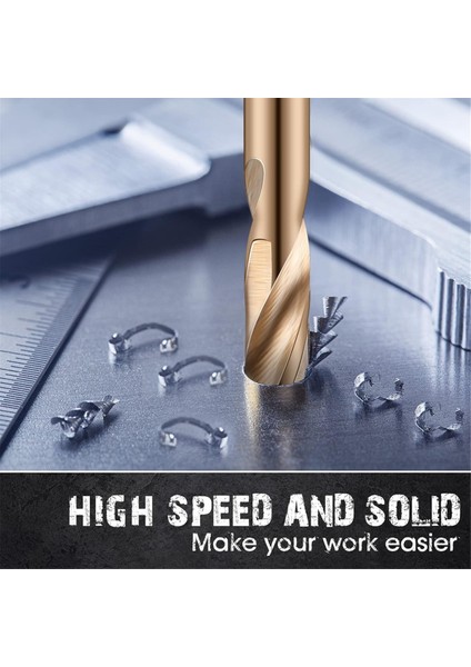 Kobalt Matkap Bitleri Sertleştirilmiş Çelik Ahşap Döküm Yüksek Hızlı Metal Matkap Bit (3/16 Inç 30 Pc) (Yurt Dışından) fırsatları