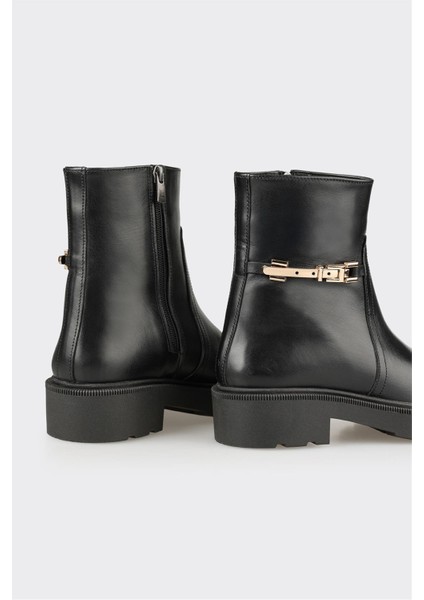 Siyah Deri Kadın Günlük Bot fırsatları