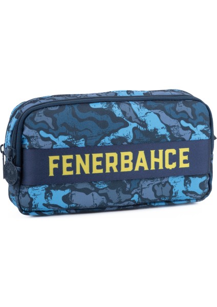 Kolon Detaylı Kamuflaj Kalem Çantası