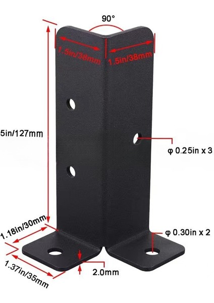 4pcs Ayarlanabilir Güverte Posta Çapa Basklar Pergola Çik Korunmak Için Çıp Posta Kutusu Pavilion Bahçe Aracı (Yurt Dışından) fiyatları
