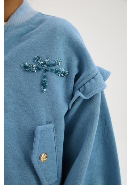 Bg Store Kız Çocuk Mavi Eşofman Altı modelleri