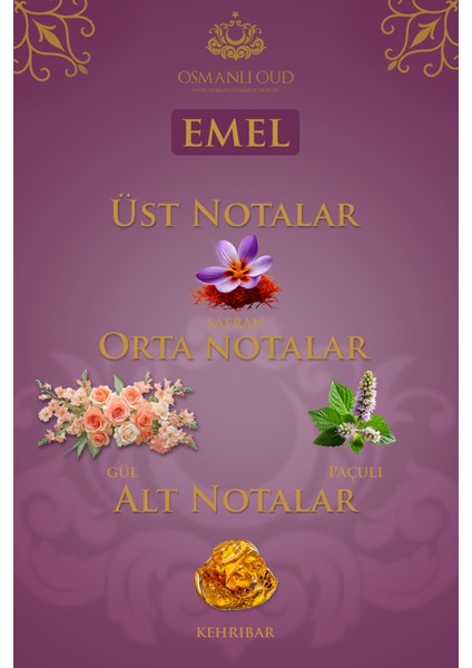 Warriors Emel EDP 65 ML Kadın Parfümü – Oryantal Çiçeksi – 4414