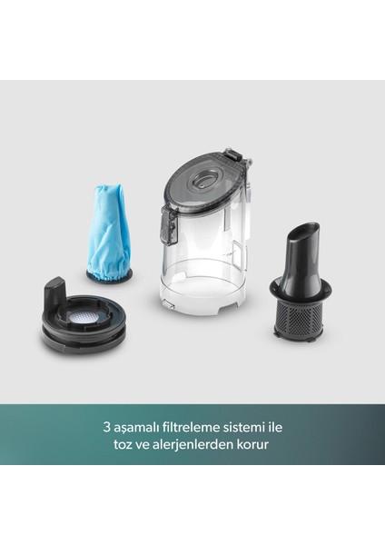 Dustroyer 1272H 2 In 1 Kablolu Dikey Süpürge Siyah