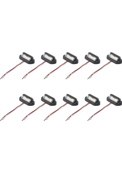 20PCS 12V LED Numara Plaka Plaka Işığı Araba Tekneleri Motosiklet Otomotiv Uçak Rv Kamyon Trailer Dış Lambalar (Yurt Dışından)