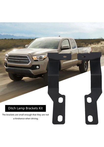 Ön Başlık LED Işık Montaj Braketi Kaput Hendek Lamba Braketleri Toyota Tacoma 2005-15 Için (Yurt Dışından) fiyatları