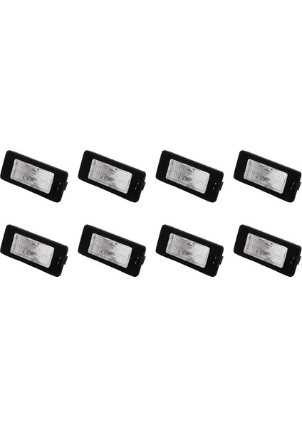 8x Halojen Plaka Plakası Aydınlatma Passat B6 B7 Jetta Mk6 Tiguan Touran Sharan Golf Plus Seat Alhambra 5N0943021 (Yurt Dışından)