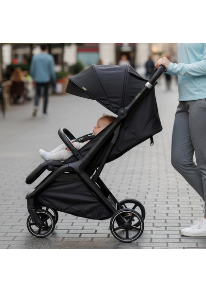 Taxi Autofold Grey Cosmo Travel Sistem Bebek Arabası Black