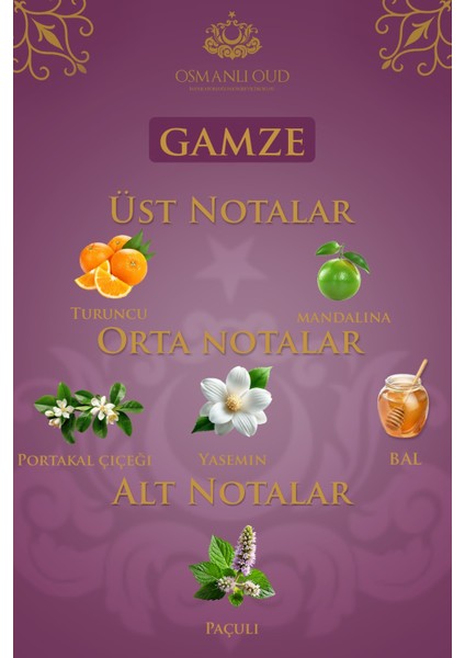 Warriors Gamze EDP 65 ML Kadın Parfümü – Şipre Çiçeksi – 4435