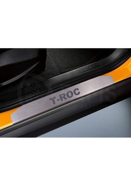 Volkswagen T-Roc Uyumlu 2017 Üzeri Krom Kapı Eşiği 4 Parça Paslanmaz Çelik fiyatları