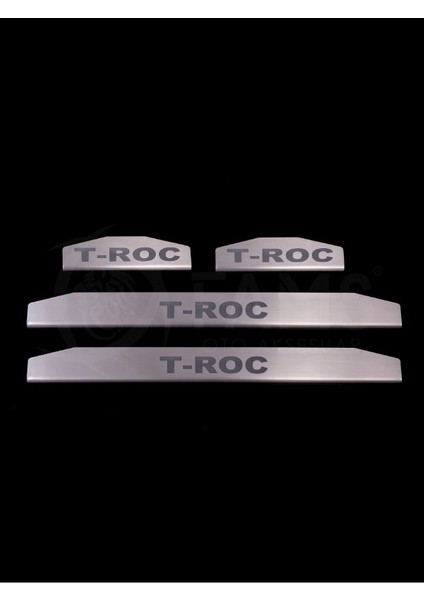 Volkswagen T-Roc Uyumlu 2017 Üzeri Krom Kapı Eşiği 4 Parça Paslanmaz Çelik modelleri