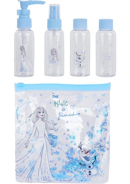 Disney Frozen Lisanslı Seyahat Şişe Seti (4 Parça)