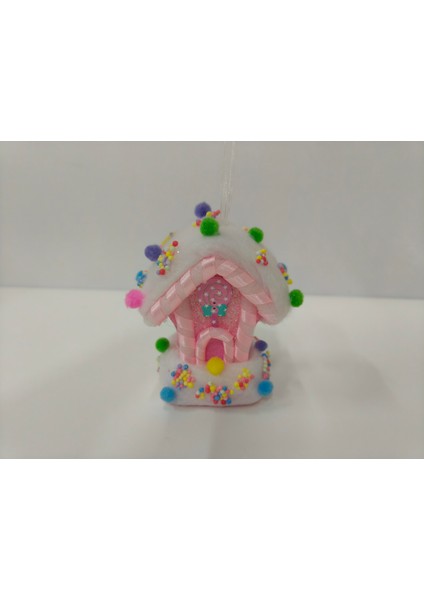 Happy Sugar Pembe Şeker Ev Süs 9X8X12CM