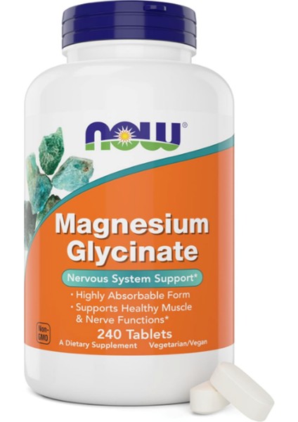 Foods Magnezyum Glycinate Bisglycinate) (Albion™) 240 Tablets