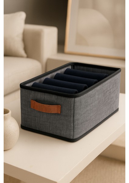1 Adet Çelik Çerçeve Modüler Raf Düzenleyici 25 x 45 x 20 Cm³ Kırçıl