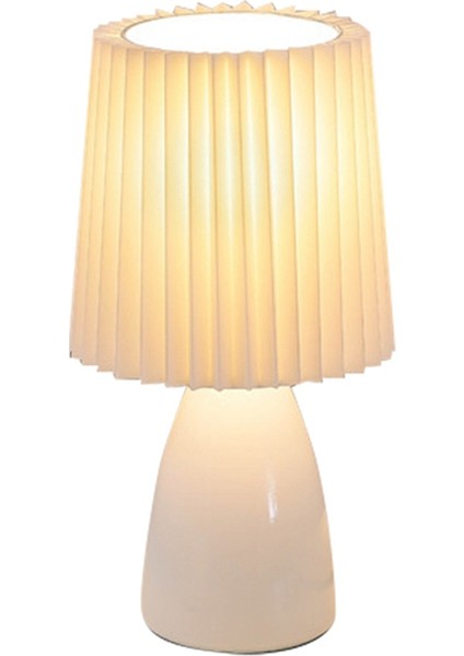 USB Retro Pileli Lamba Masa Masası Sevimli Masa Lambası Yatak Odası için Postasız Yatak Lambası Deco LED Açık Beyaz (Yurt Dışından)