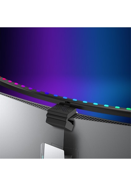 Büyük Ekran Kavisli Ekran Masaüstü Renkli Dolgu Işık LED Masa Lambası Asma Lamba Bilgisayar Monitörü Ekranında (Yurt Dışından) modelleri