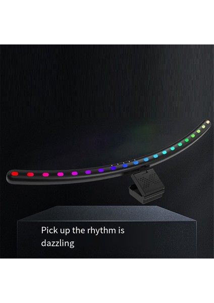 Büyük Ekran Kavisli Ekran Masaüstü Renkli Dolgu Işık LED Masa Lambası Asma Lamba Bilgisayar Monitörü Ekranında (Yurt Dışından) fırsatları