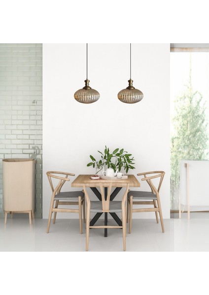 Elegant Cam Bal Rengi Ikili Avize Eskitme Tokmak Başlık Sarkıt Lamba Restoran Salon Aydınlatma fiyatları
