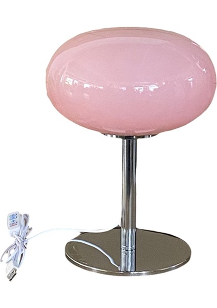 Masa Lambası Lolipop Başucu Lambası, Yatak Odası Odası Masası Için 3 Renkli Kısaltılabilir USB Lambası ile Komodin Için Lolipop Başucu Lambası (Yurt Dışından)