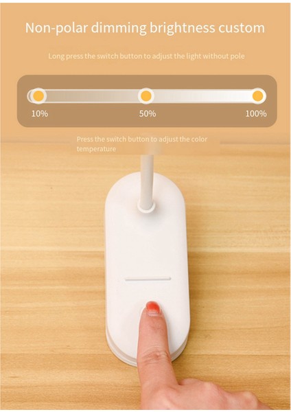 Ayarlanabilir Parlaklık ve Renk Modları ile Göz Öncesi LED Kitap Işığı, USB şarj edilebilir okuma lambası (Yurt Dışından) modelleri